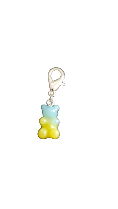 ornement ourson multicolore