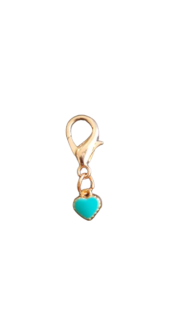 ornements coeurs multicolore