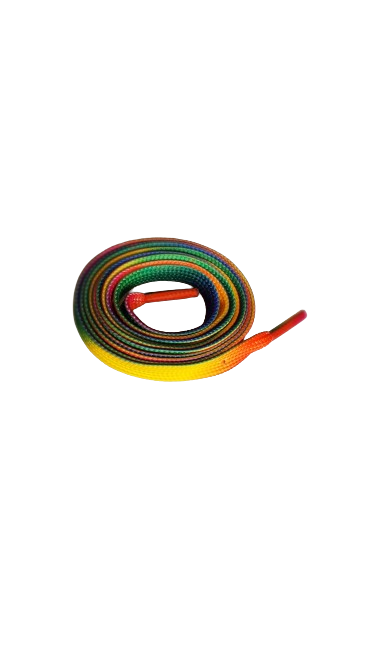 lacet multicolore