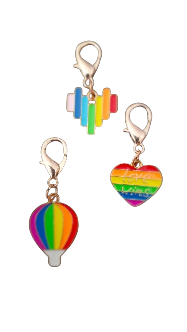 ornements arc en ciel de toutes sortes