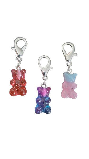 ornement ourson multicolore