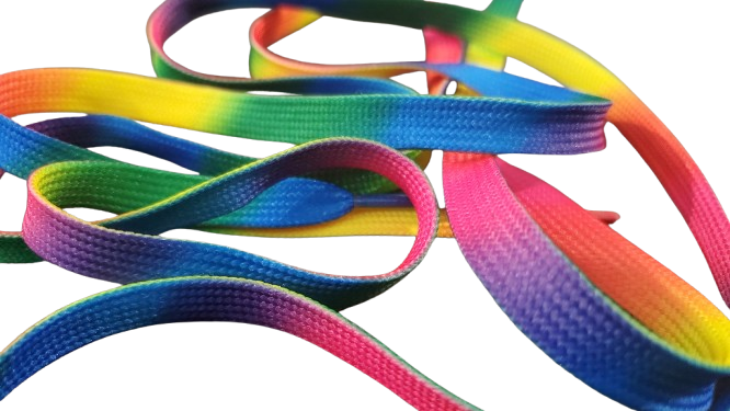 lacet multicolore