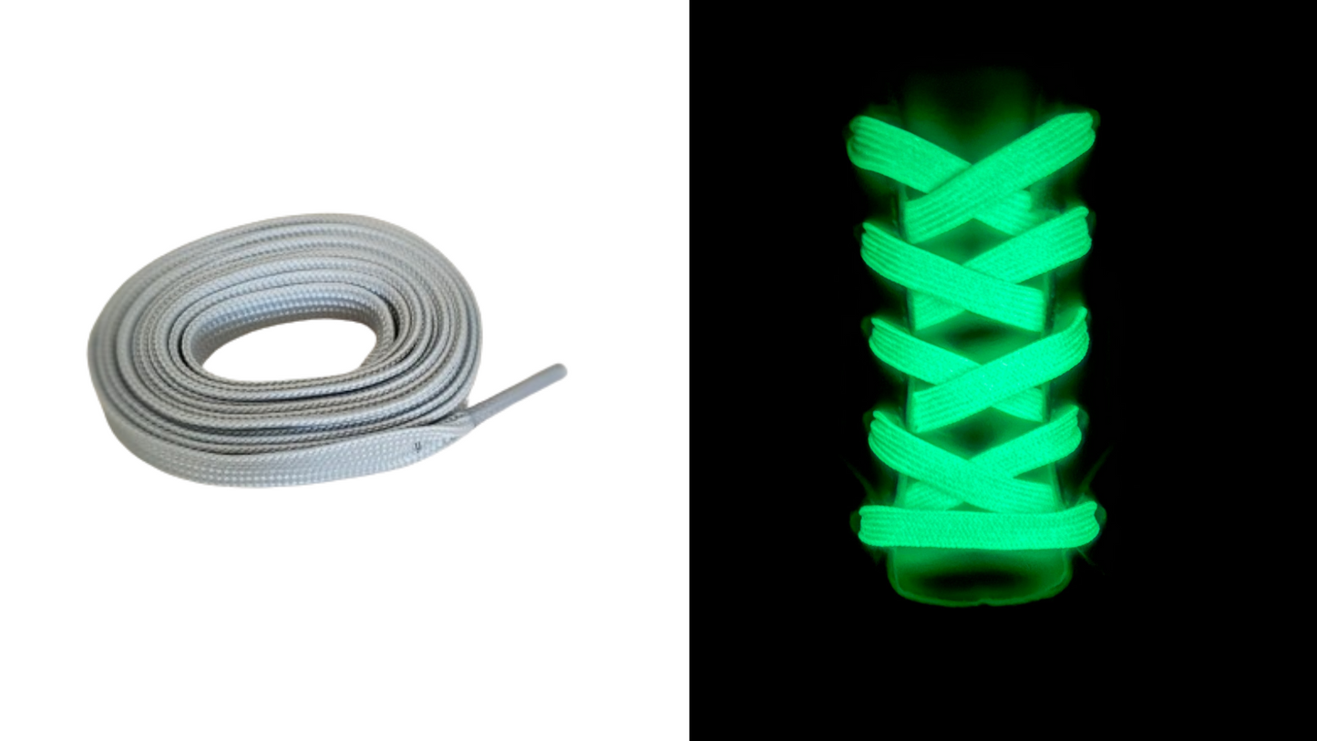 lacet fluorescent gris