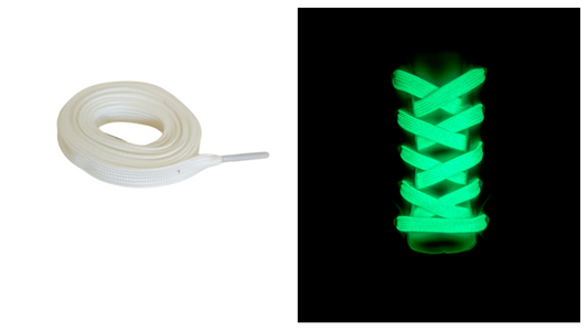 lacet fluorescent blanc